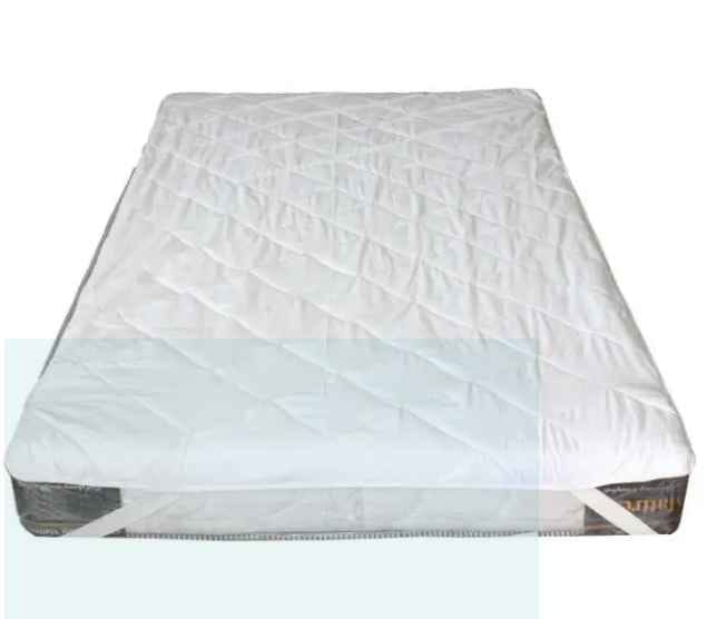 Cotton Waterproof Mattress Protector For Queen Size- 5.5 x 6.5Ft | Waterproof 100% Cotton Mattress Protector |Fiber Waterproof Mattress Protector - image 3