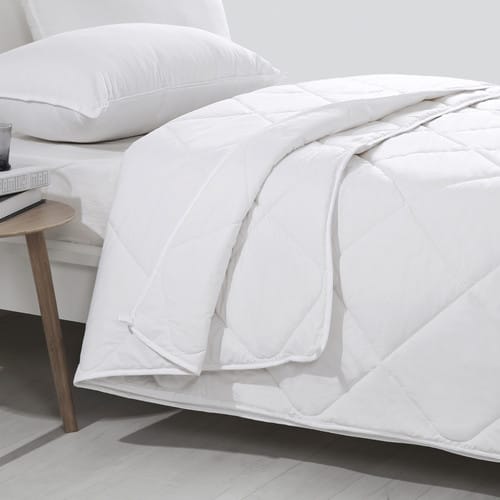 Lightweight Summer Comforter Cooling Summer Blanket Soft Breathable Summer Duvet Insert, Machine Washable, White - image 4