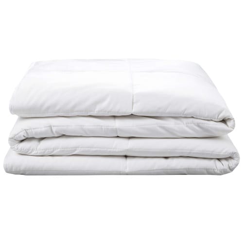 Lightweight Summer Comforter Cooling Blanket Soft Breathable Duvet Insert, Machine Washable, White - image 2
