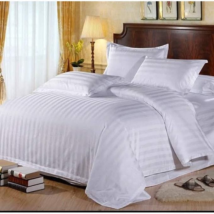 Double White Stripes Quilt Cover Sirak Khol Sirak Cover Mix Cotton King Size 80*90 Inch 200*230 CM (Only Sirak Khol) - image 1