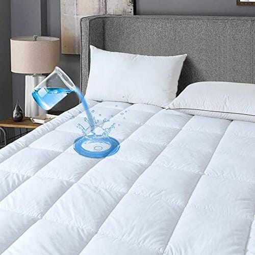 Mattress Protector 6*6.5 Feet King Bed 100% Water Proof Cotton 6x6.5 feet- (72 x 78 inches) - Mattress Protector | - image 1