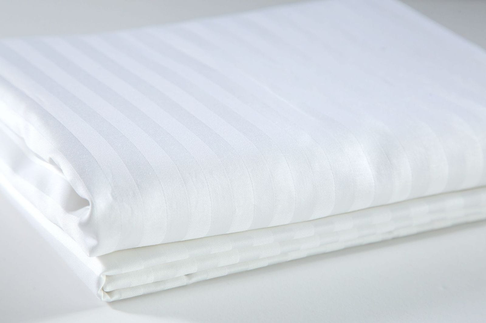 White Stripe Bedsheet With One Pillow Cover | Comfortable Cotton Mix Size Single Bedsheet - image 3