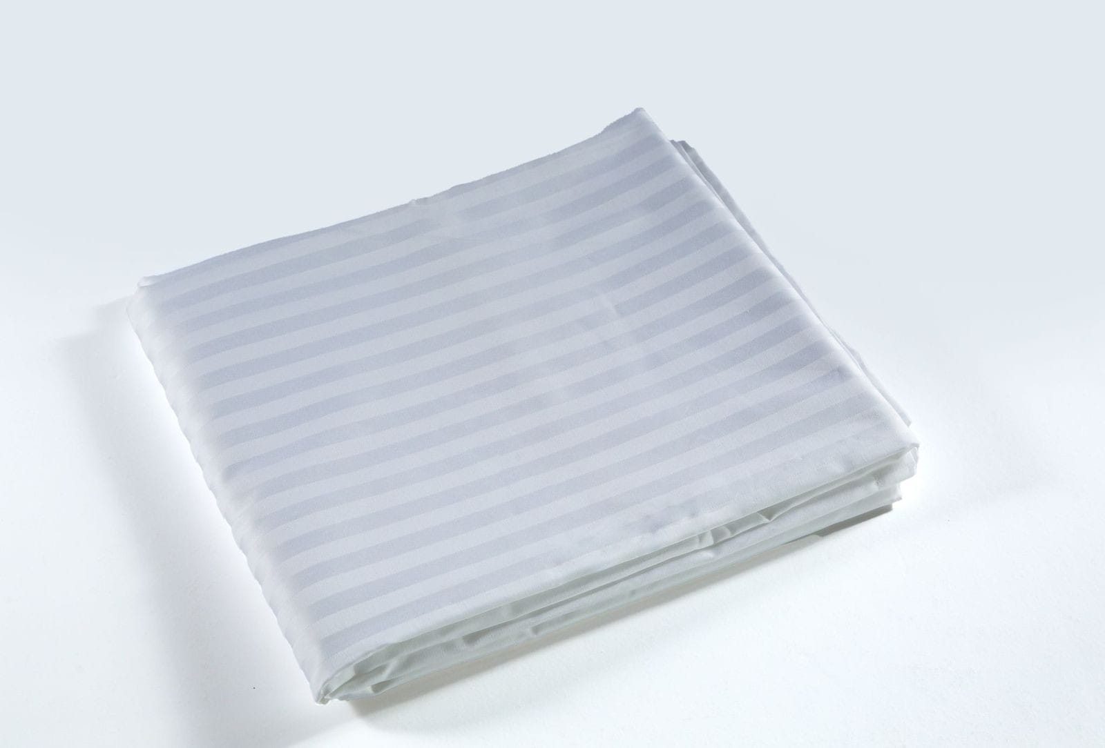 White Stripe Bedsheet With One Pillow Cover | Comfortable Cotton Mix Size Single Bedsheet - image 2