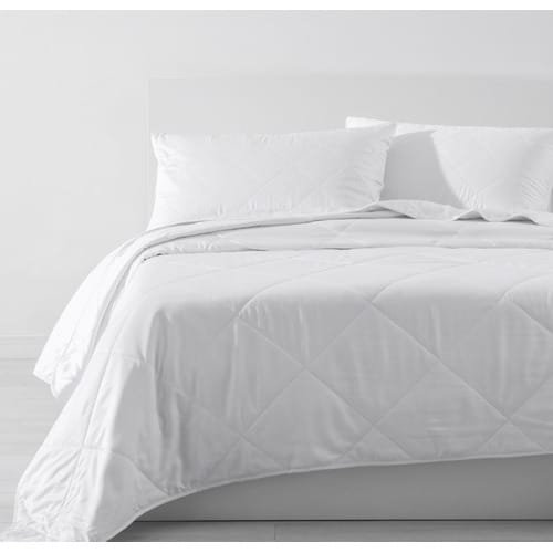 Lightweight Summer Comforter Cooling Summer Blanket Soft Breathable Summer Duvet Insert, Machine Washable, White - image 3