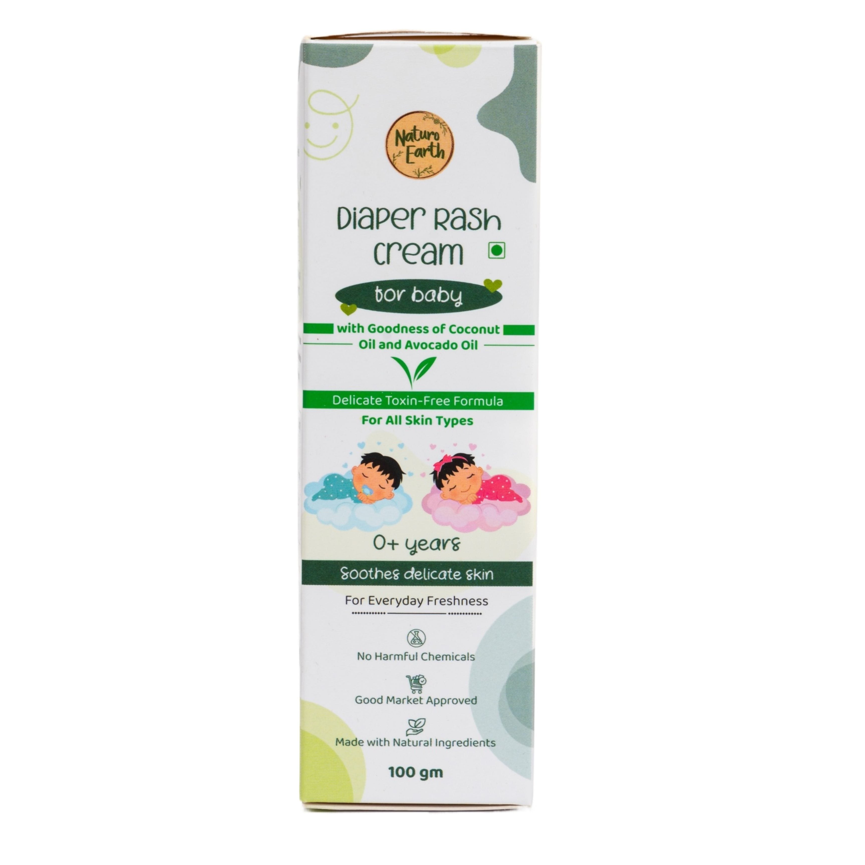 Naturo Earth Diaper Rash Cream For Baby | 100gm - image 1