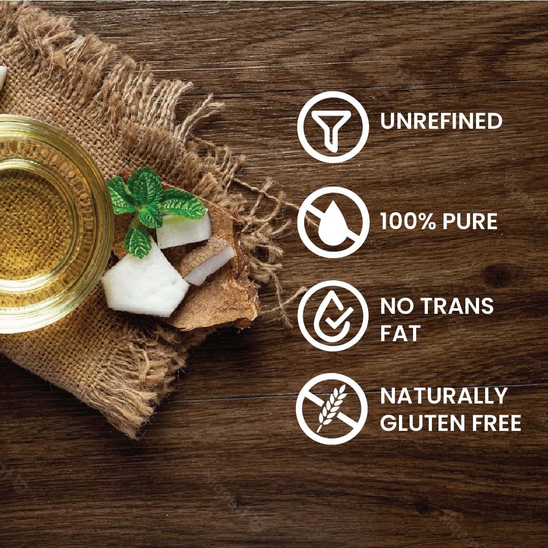Naturo Earth Organic Cold Pressed Extra Virgin Coconut Oil 500Ml - image 2