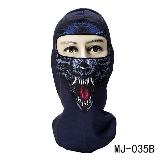 Printed Ninja Face Mask - image 3