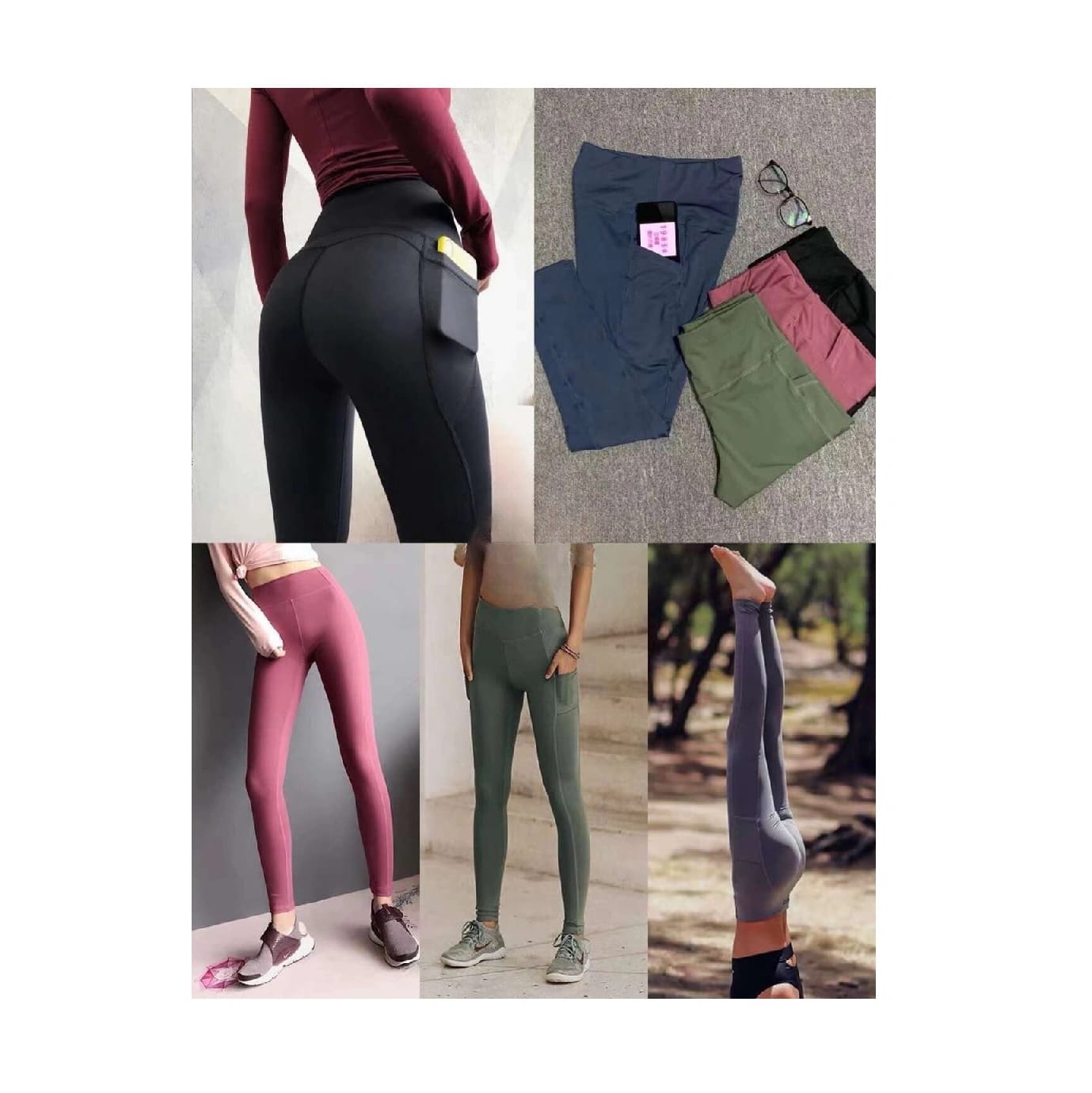 Gym Wear Yoga Pant Leggings For Ladies - Multicolor | Fashion | Leggings For Women | Women'S Gym Wear - image 1