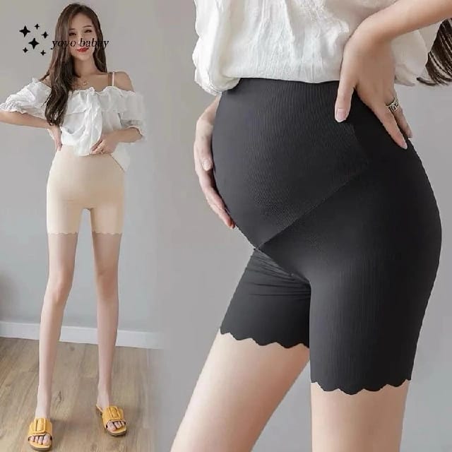 High Waist Silk Pregnant Slacks For Women Adjustable Maternity Intimate - image 3