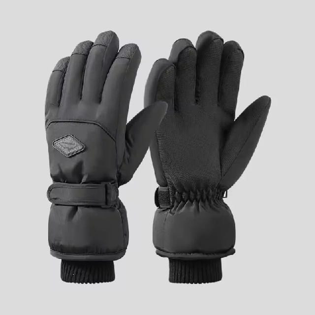 Men'S Women'S Fleece -Lined Winter Ski Gloves Warm Windproof Waterproof Touchscreen Compatibility For Sports For Snowboarding - image 2