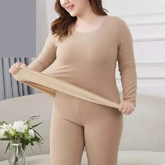 Seamless Thermal Coat Set For Women Inside - image 5