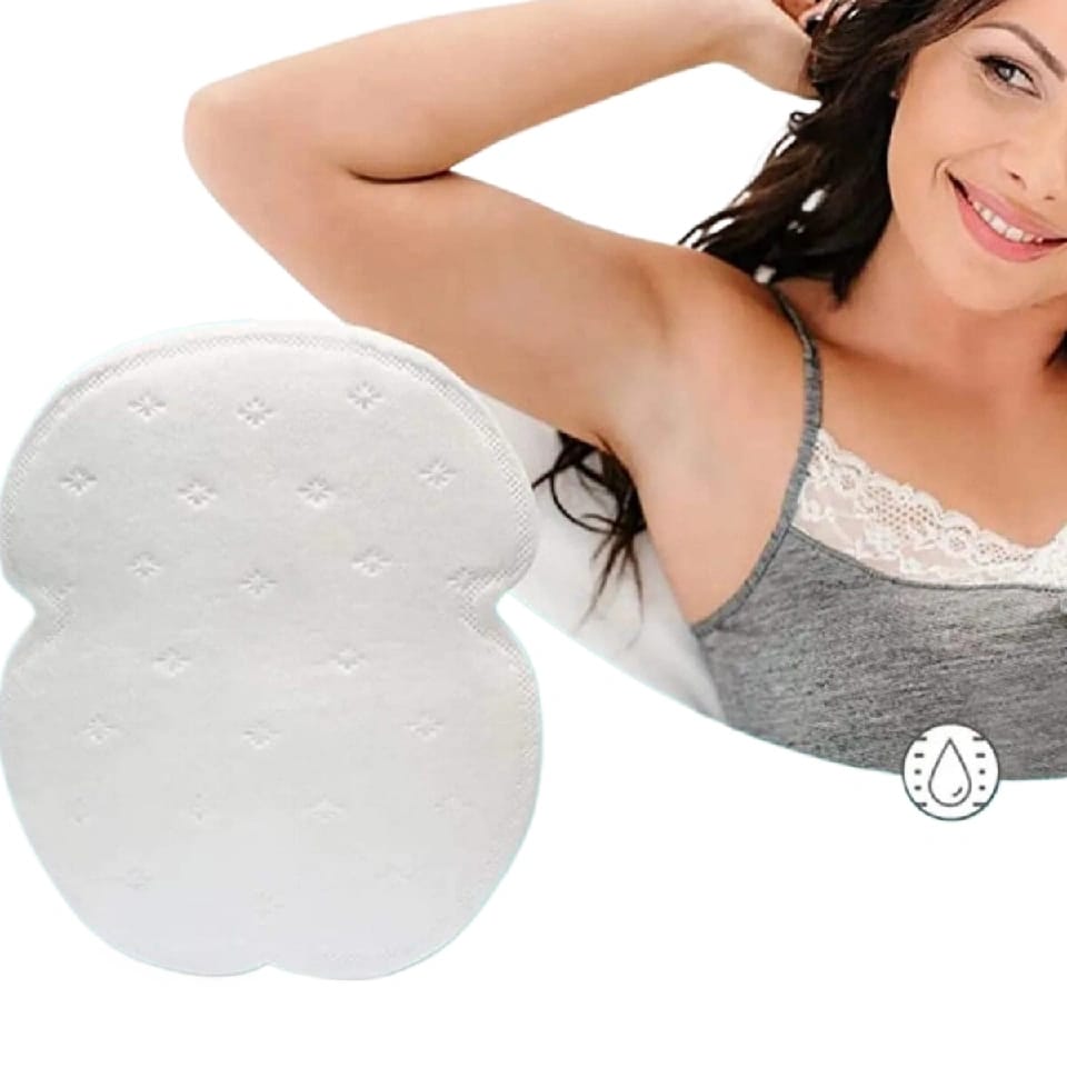 22 Pieces Sweat Pad - Underarms Disposable Highly Absorbent Sweat Pads Cotton Anti Allergic - image 1
