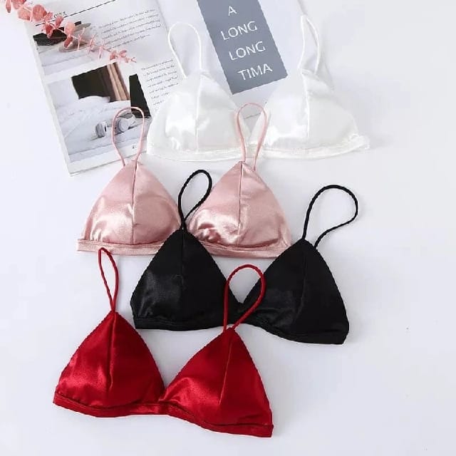 Elastic Straps Wireless Bra For Women - Multicolor | One Size | Fashion | Bra For Women | Women'S Innerwear | - image 1