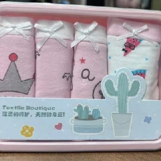 Girls 4pcs Panty Set For Teenage Girls , Women Panty Set 4pcs Pack /Gift Set For Girl - image 3