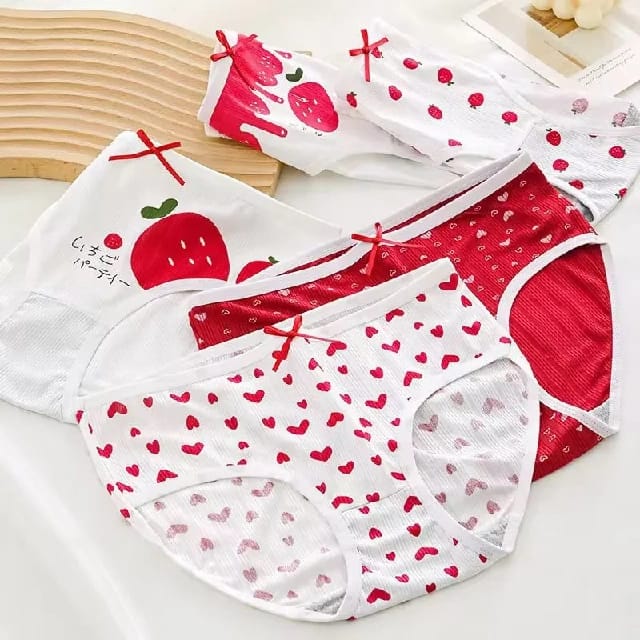 Girls 4pcs Panty Set For Teenage Girls , Women Panty Set 4pcs Pack /Gift Set For Girl - image 2
