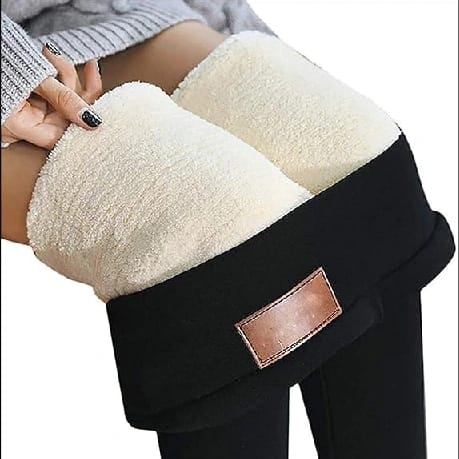 Women Thick Casual Pant Style High Waist Fur Leggings Pant - Fashion | Pants For Women | Women'S Wear - image 3