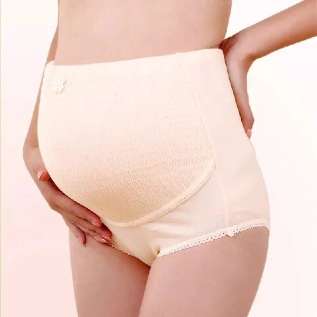 Pack Of 3 High Waist Cotton Pregnant Panties For Women Adjustable Maternity Intimate - image 2