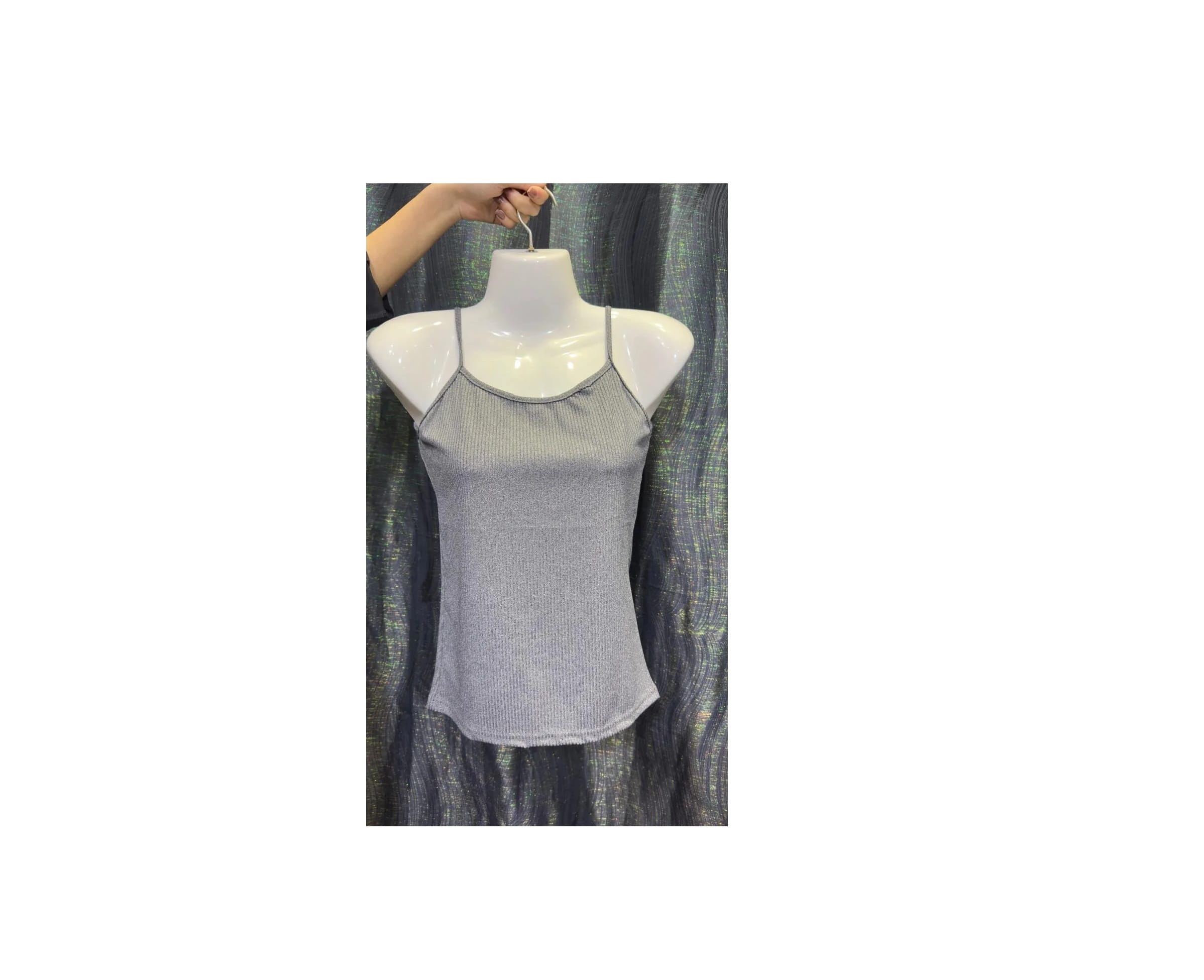Single Strap Vest Women'S Korean Version Detachable Chest Pads Babes Versatile Bottoms Beautiful Back Camisole Tops Sweet Style - image 1