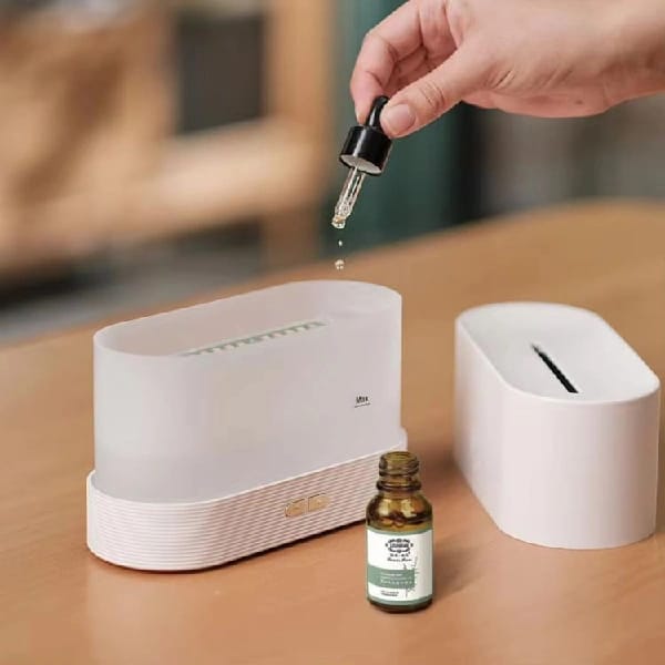 180ml Flame Aroma Diffuser | USB Powered Humidifier With 7-Color Night Light & Ultra Quiet Design - image 5