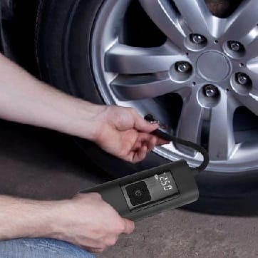 Rechargeable Portable Air Inflator | Digital Pressure Display | LED Light & Power Bank Function - image 2