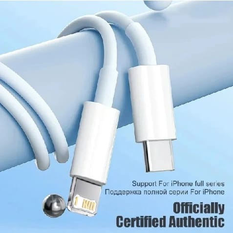 USB-C To Lightning Cable -1m - Fast Charging And Data Sync Cable For Devices - image 1
