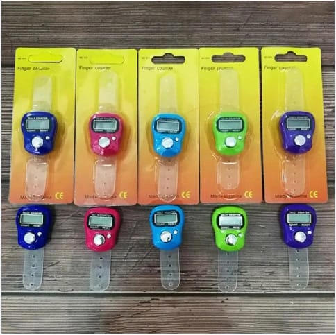 Pack Of 1 LED Digital Electronic Finger Counter Tally Counter Hand Held Coun Mini Stitch Marker Random Hand Timers For Sewing Knitting Weave Tool - image 3