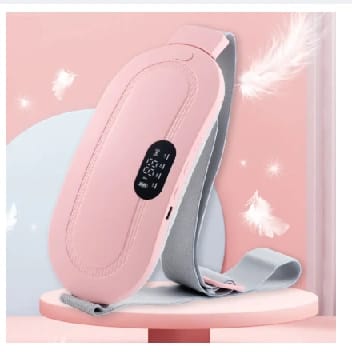 Premium Period Belt | Menstrual Cramp Relief Heating Belt For Women | Electric Warming Pad With Vibration Massage | 3 Temperature Levels | USB Rechargeable | Portable Pain Relief Waist & Abdominal Heating Pad - image 4