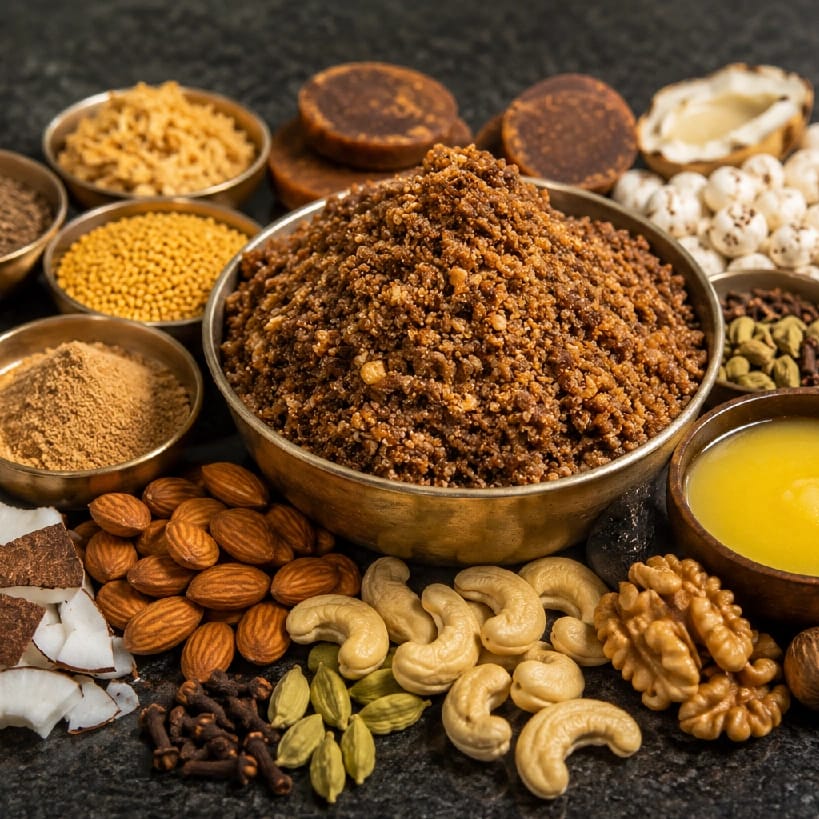 Abishwori सुत्केरी पौष्टिक मसला | Traditional Dryfruits, Herbal & Nutritious Mix | Sutkeri Masala - image 4