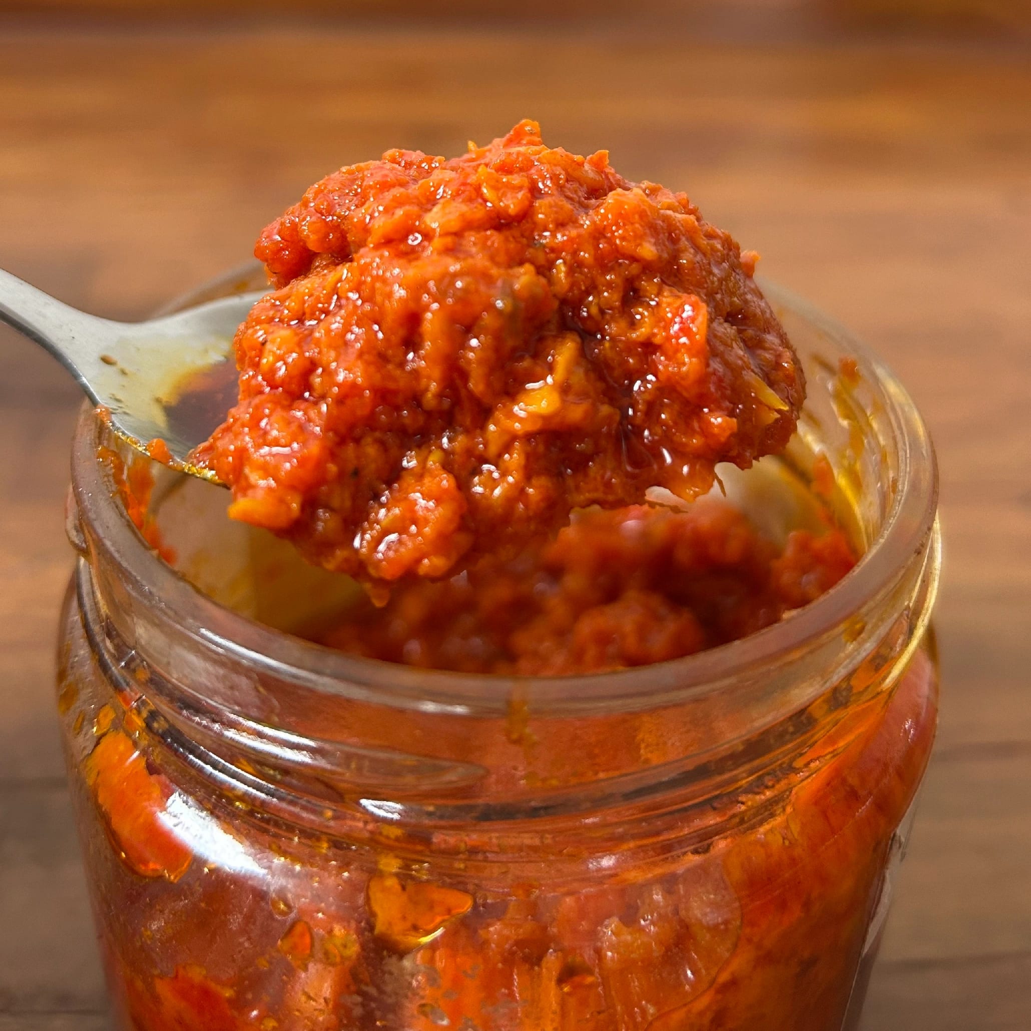 Abishwori डल्ले लसुनको पेस्ट | Hot Cherry Pepper & Garlic Paste |200g/380g | Spicy & Flavorful | Glass Jar - image 3