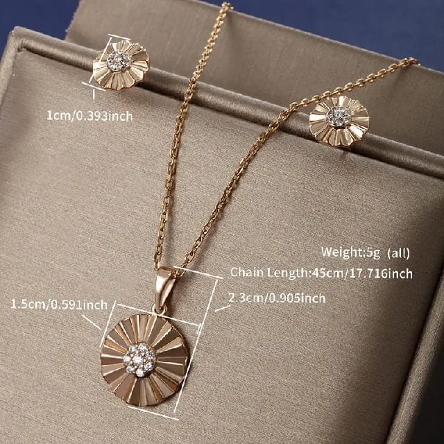 Flower Set - Rose Gold - FY0264 - image 1