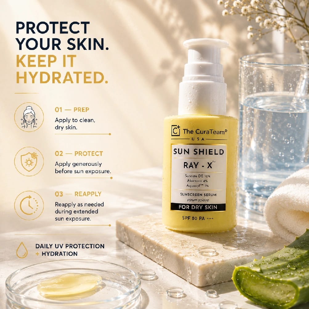 The CuraTeam RAY X™ Sunscreen Serum For Dry Skin - image 5