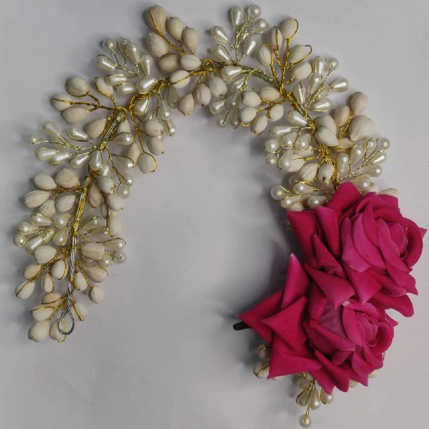Artificial Red Rose Hair Gulaf Item 18 For Women