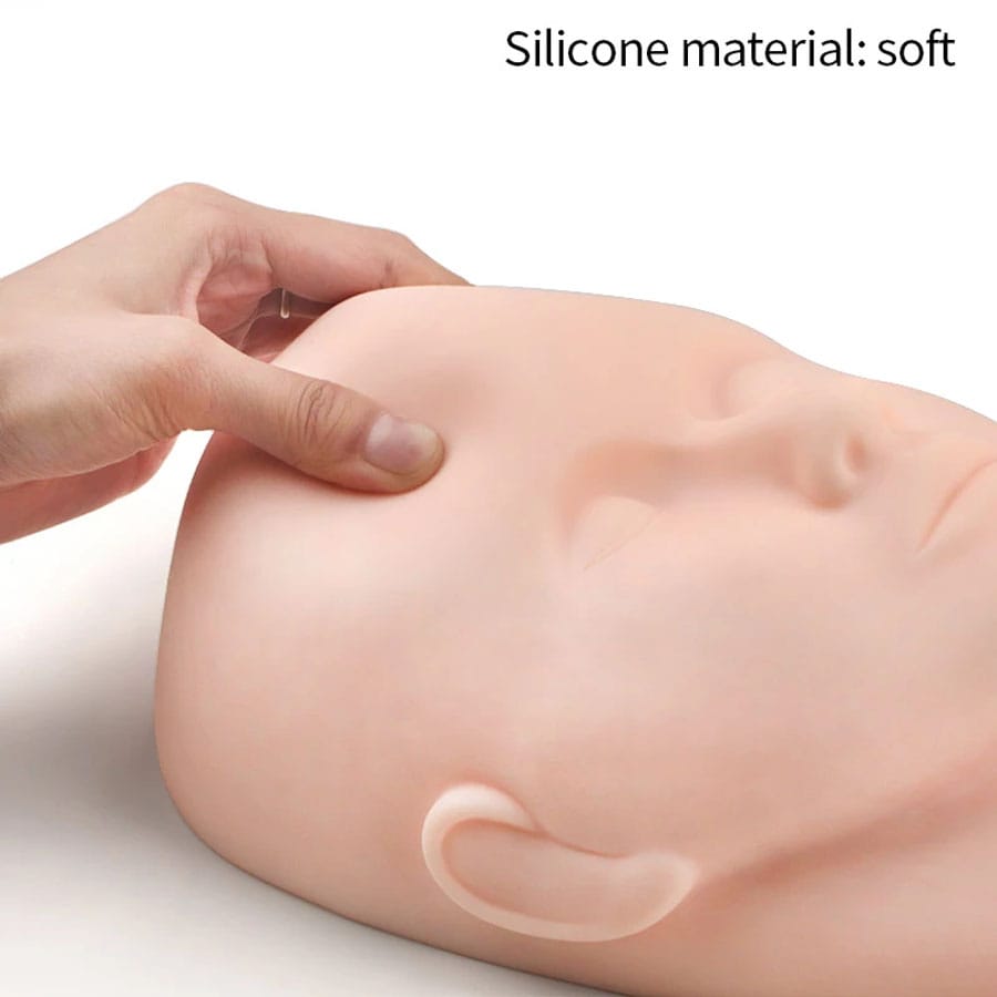 Mannequin Head for Eyelash Extension With Practice - image 3