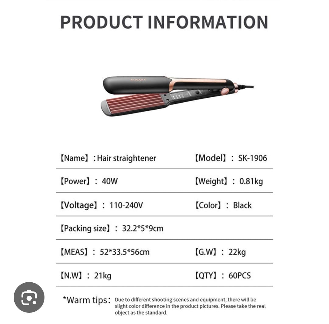 PROFFESSIONAL CERANIC HAIRCRIMPER IRON - image 4