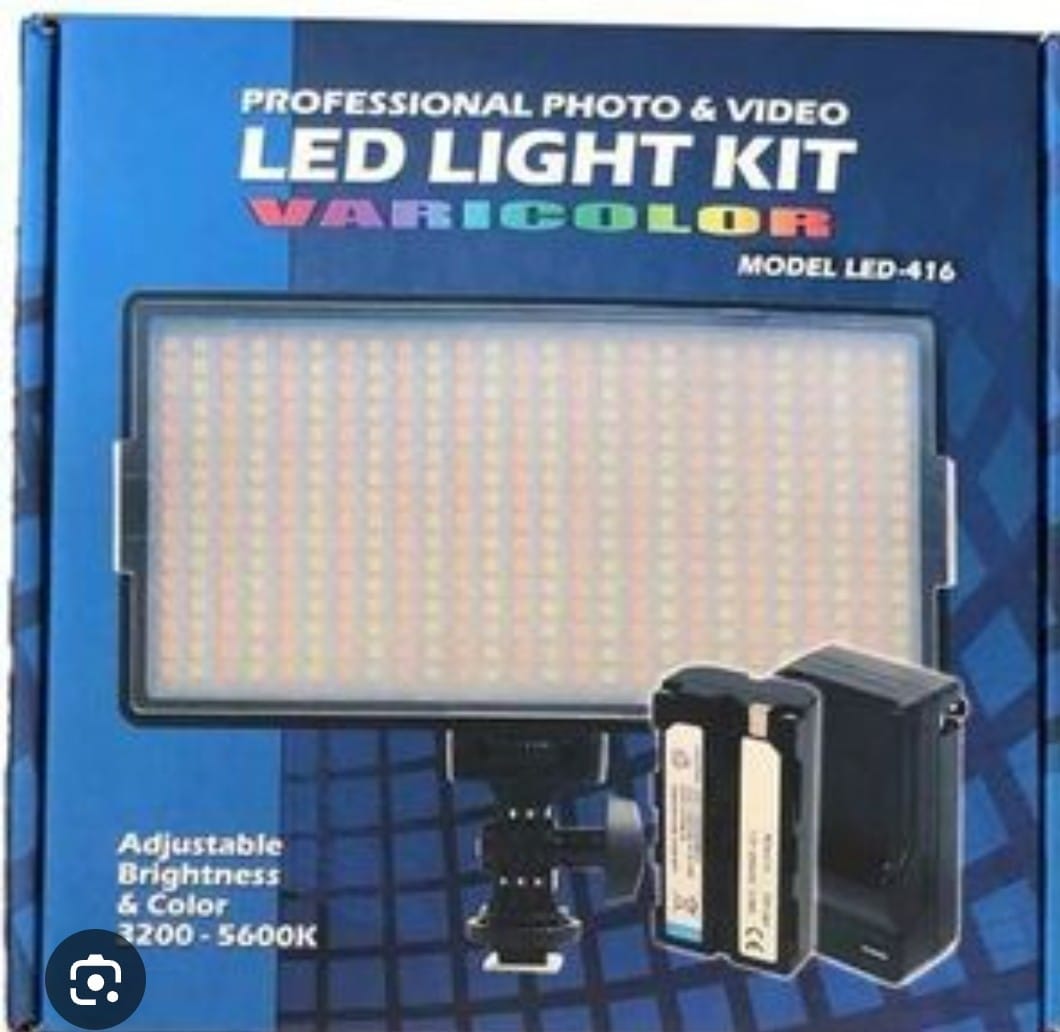 PROFESSONAL PHOTO AND VIDEO LED LIGHT KIT - image 2