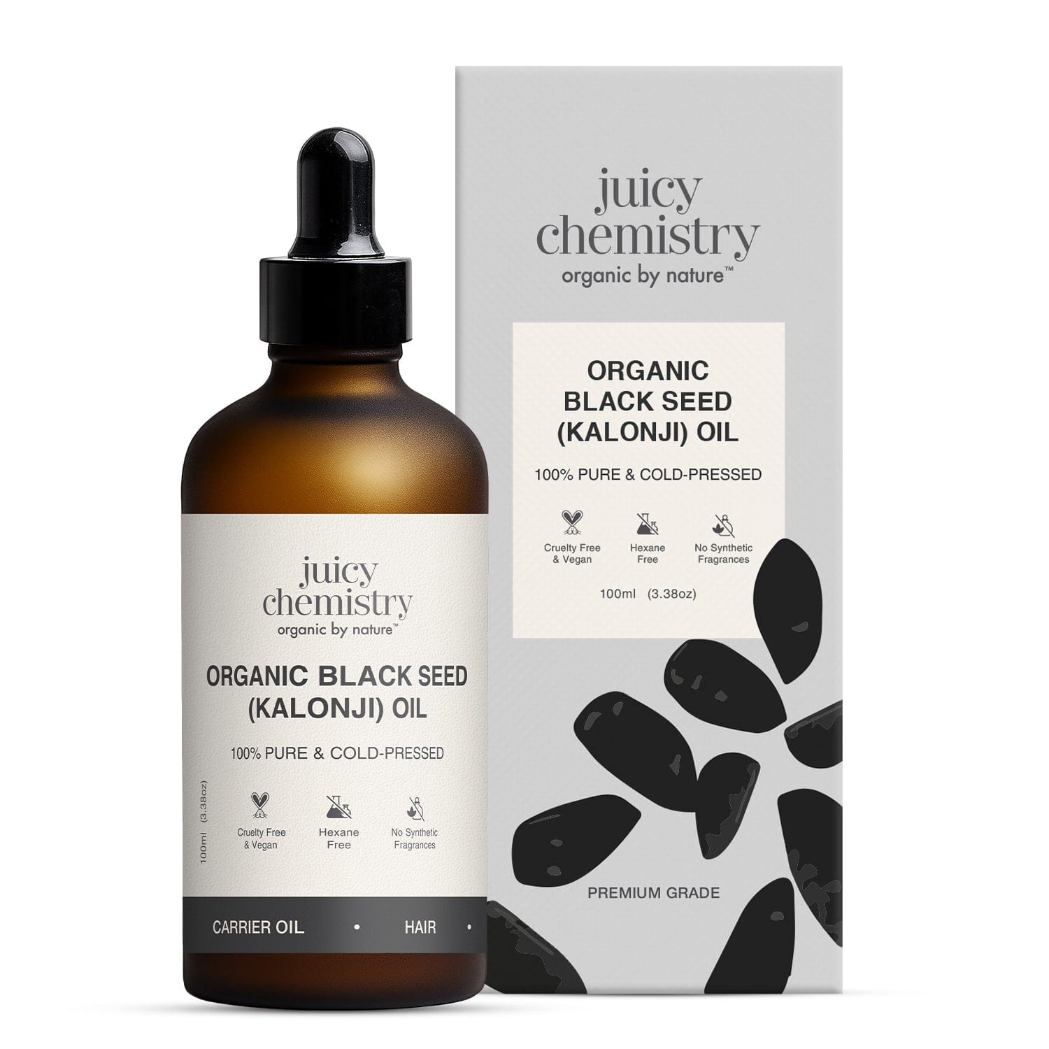 Juicy Chemistry Cold Pressed Black Seed Carrier Oil - 30 ml - image 2