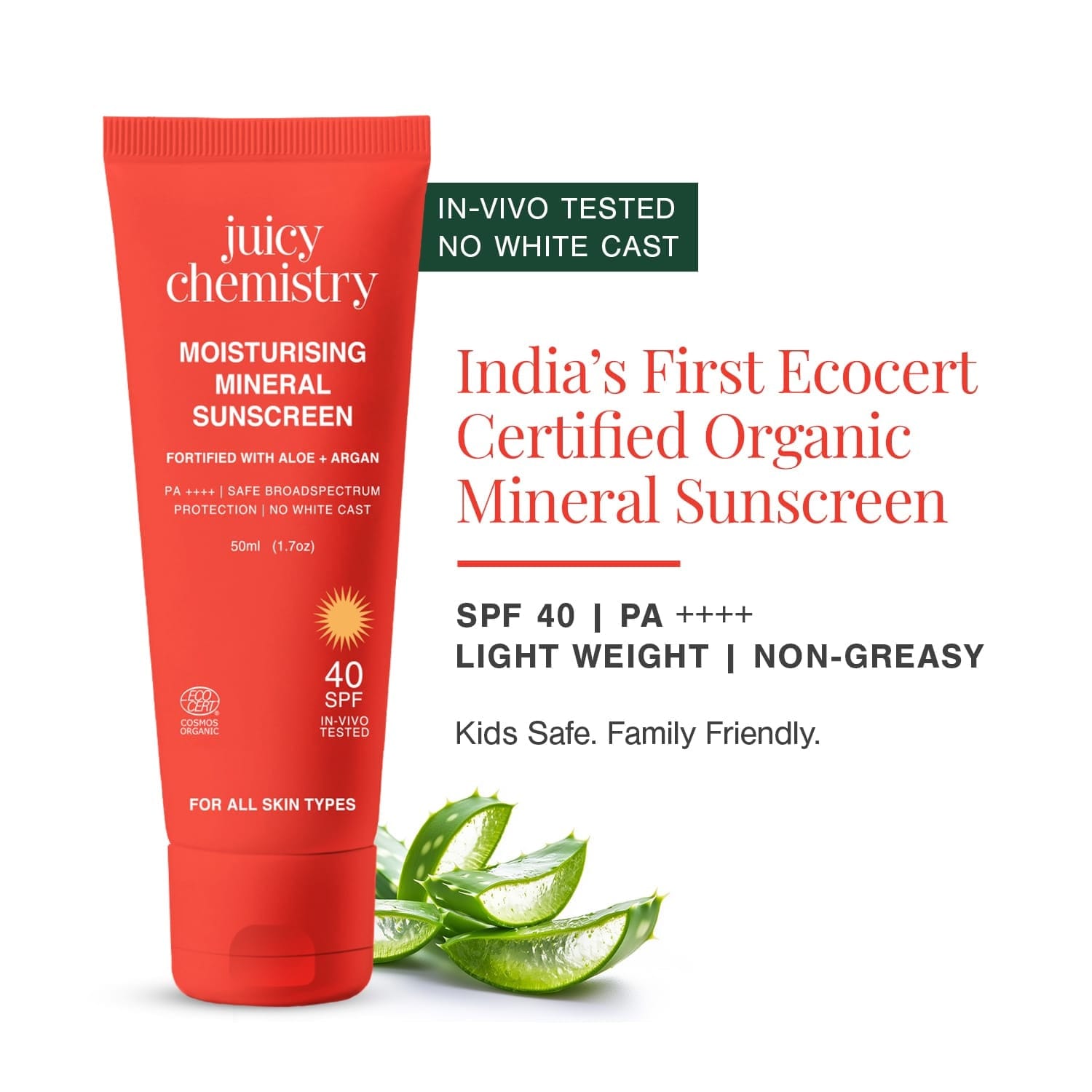 Juicy chemistry Moisturising Mineral Sunscreen SPF 40 - image 5