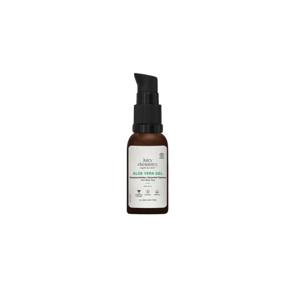 Juicy chemistry Certified Organic Aloe Vera Gel (Trial Size), 10 ml - 10 ml - image 1