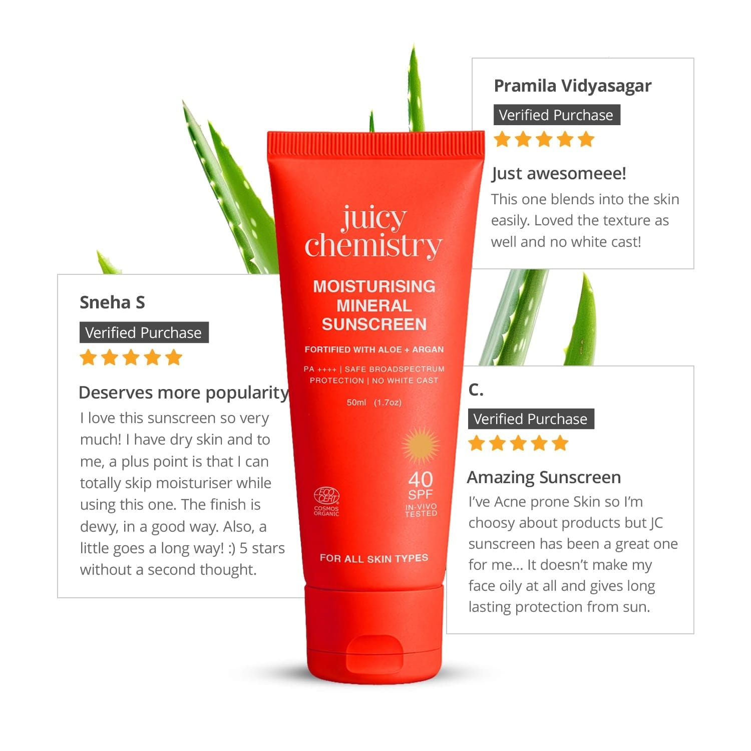 Juicy chemistry Moisturising Mineral Sunscreen SPF 40 - image 4
