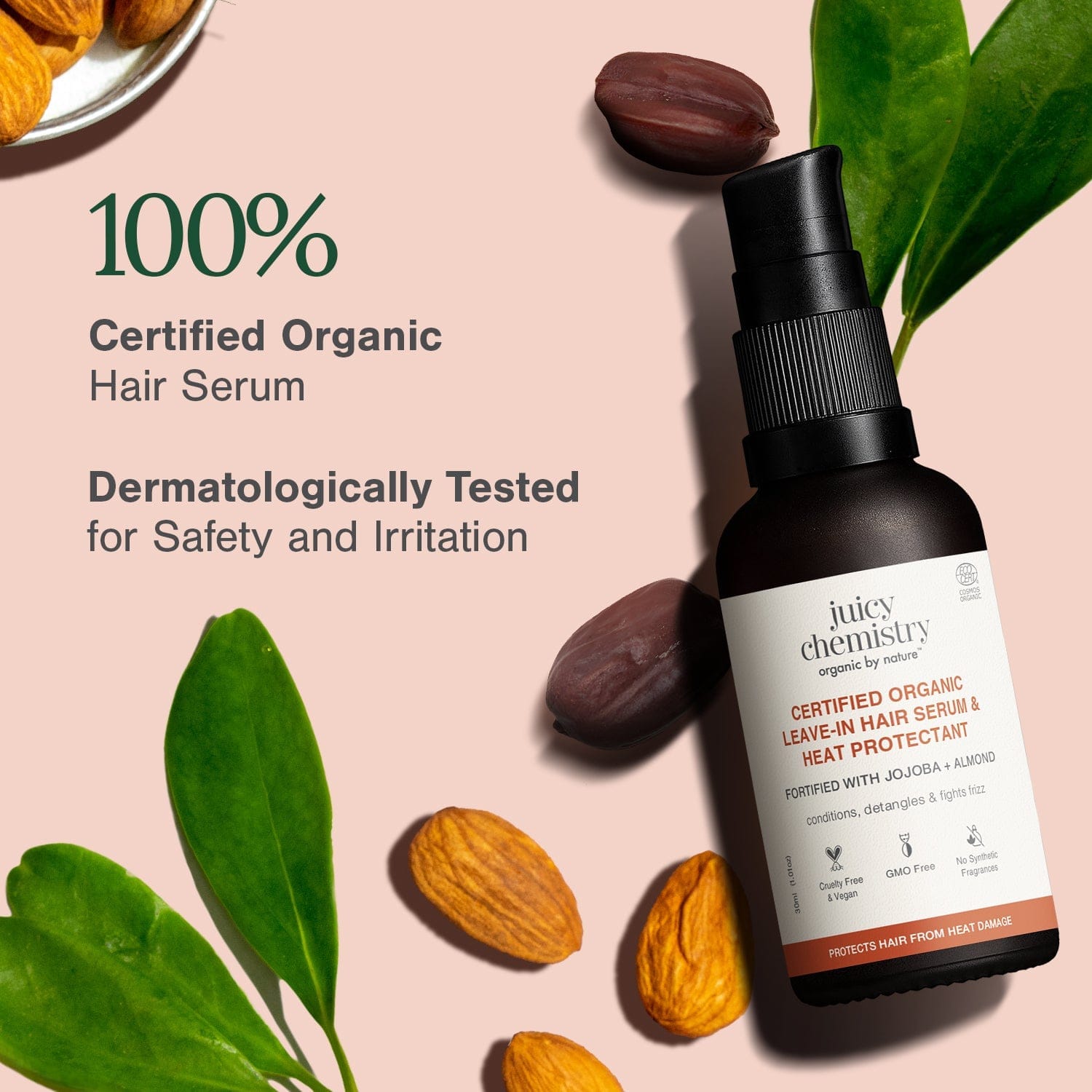 Juicy Chemistry Leave In Frizz Perfect Hair Serum and Heat Protectant 30 ml - image 4