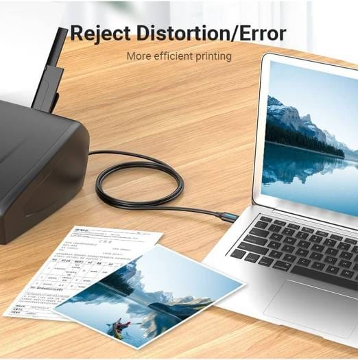 Vention USB 2.0 Type-A Male to Type-B Male Printer Cable 5m - image 2