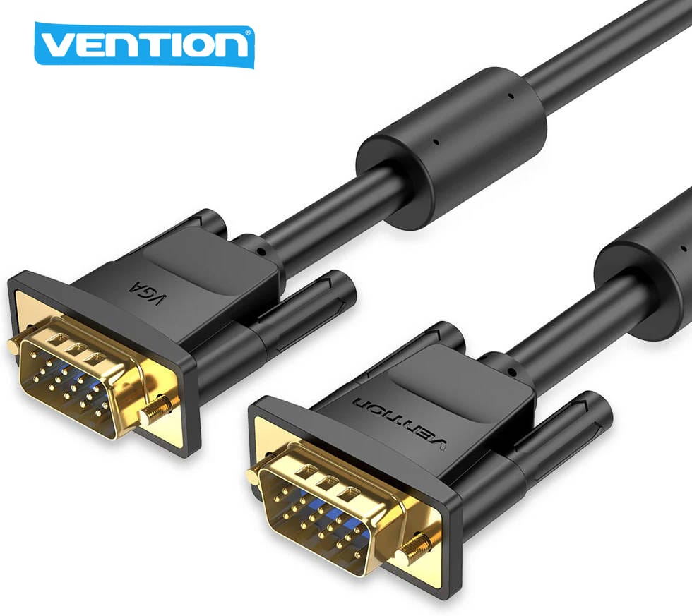 Vention VGA Display Cable | 1.5M Gold-Plated Dual-Shielded - image 1