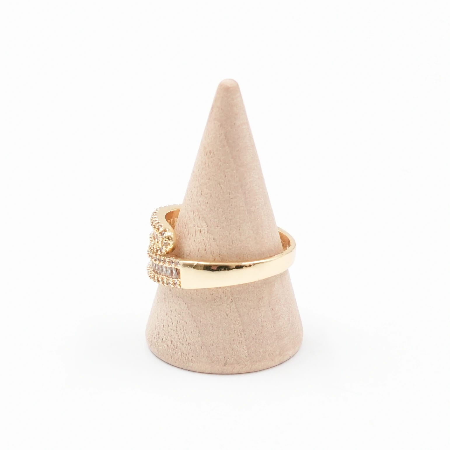 Candice Ring With Sparkling Stones For Women Fashion Jewellery Statement Adjustable Ring - image 2