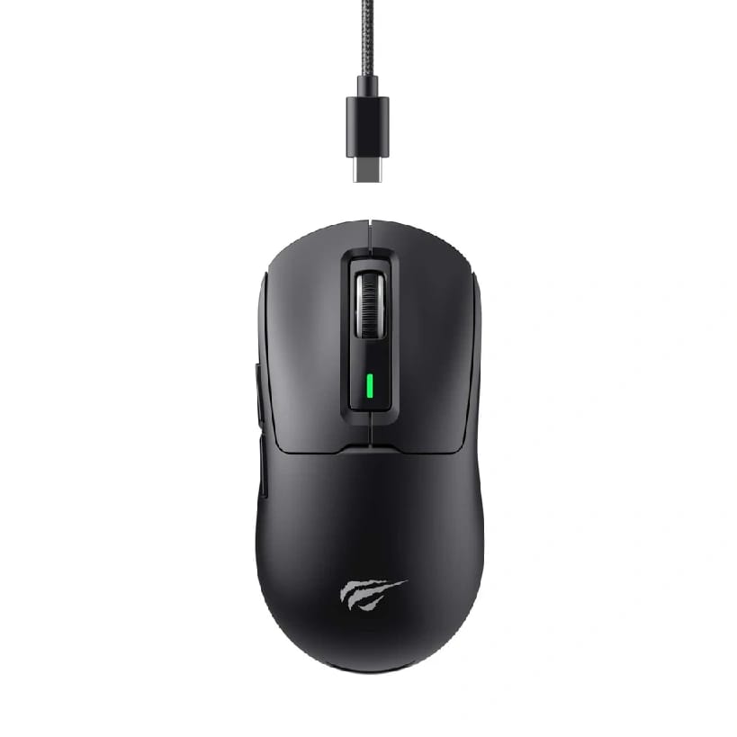 HAVIT MS969SE TRI-MODE WIRED/WIRELESS/BLUETOOTH GAMING MOUSE BLACK / WHITE - image 1