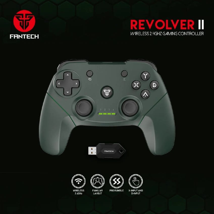 FANTECH WGP12 REVOLVER WIRELESS 2.4GHZ GAMING CONTROLLER - image 1