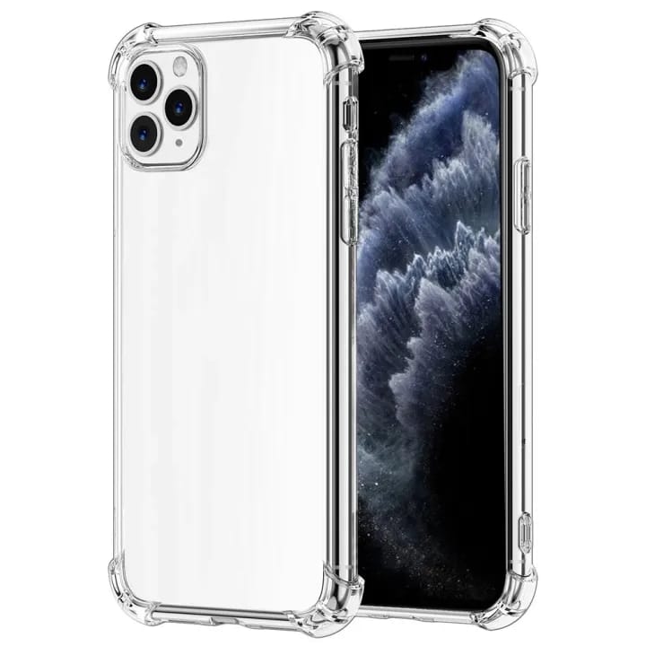 Clear case for iPhone 11 Pro - Transparent Soft Shockproof Crystal TPU Back Cover with Edges - image 2