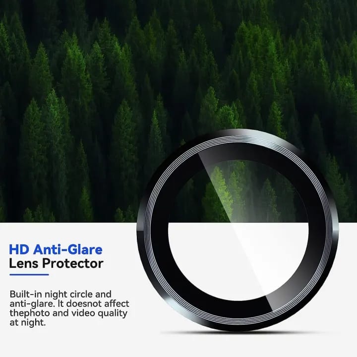 Camera Ring for Samsung Galaxy A15 5G - Lens Protector Individual Metal Ring Lens Cover - Black - image 3