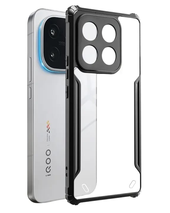 Only for VIVO IQOO 15 5G Phone Case - Bumper Back Hard Transparent Clear Shockproof TPU Phone Cover - Mero Deals - image 1