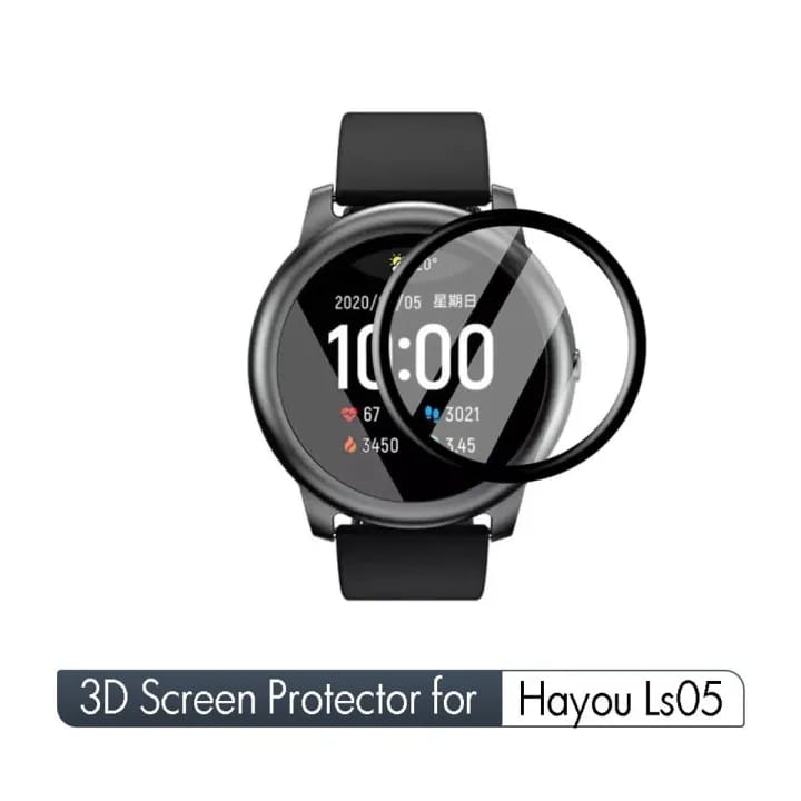 PMMA Gaurd For Haylou Solar LS05 SmartWatch 3D Curved Full Screen Protector - image 3