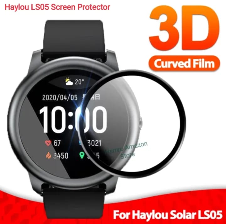 PMMA Gaurd For Haylou Solar LS05 SmartWatch 3D Curved Full Screen Protector - image 5